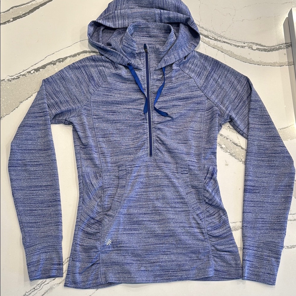 Athleta Women’s Half Zip Pullover Hoodie Blue/Purple Size XS